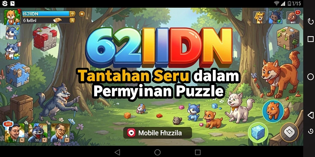 Screenshot gameplay 62IDN dengan tantangan puzzle yang menarik.