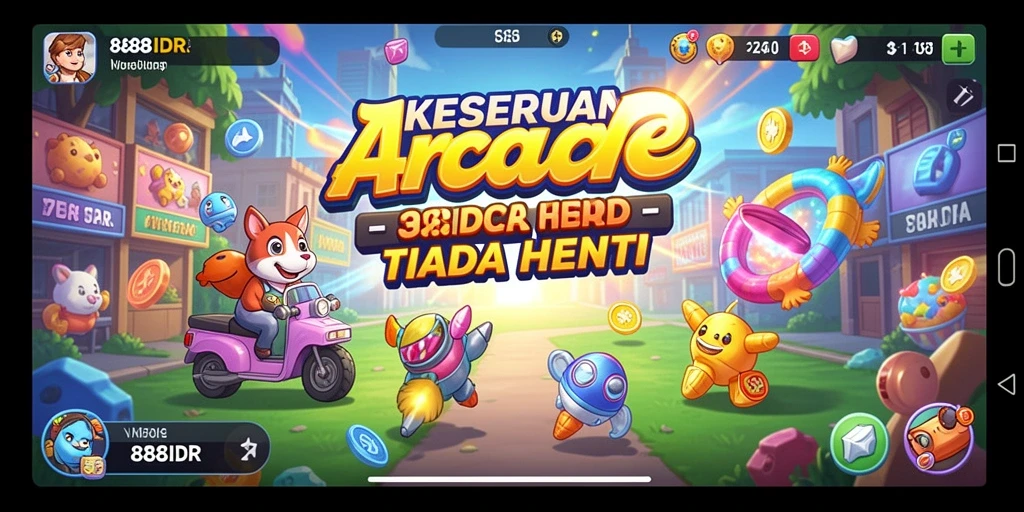 Screenshot 888IDR menampilkan gameplay seru dan menantang.