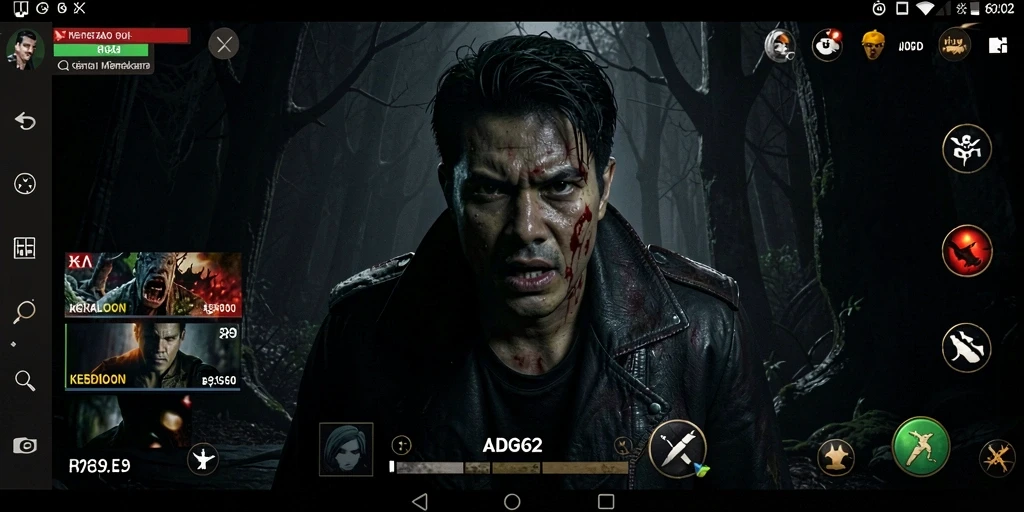 Tampilan gameplay ADG62 yang mendebarkan dengan suasana Horror yang kental.