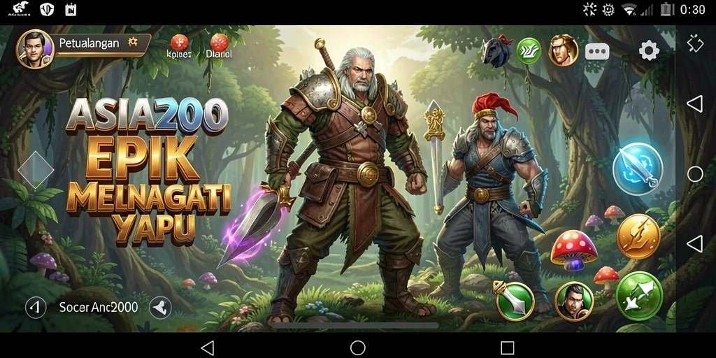 Gameplay ASIA200 menampilkan petualangan yang menantang dan mendebarkan.