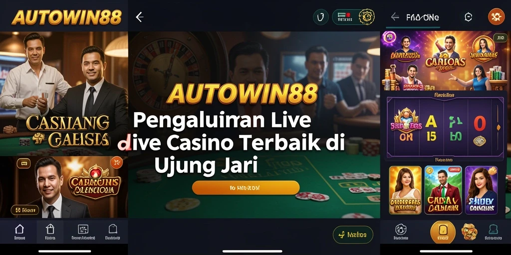 Gameplay Live Casino yang mendebarkan di AUTOWIN88.