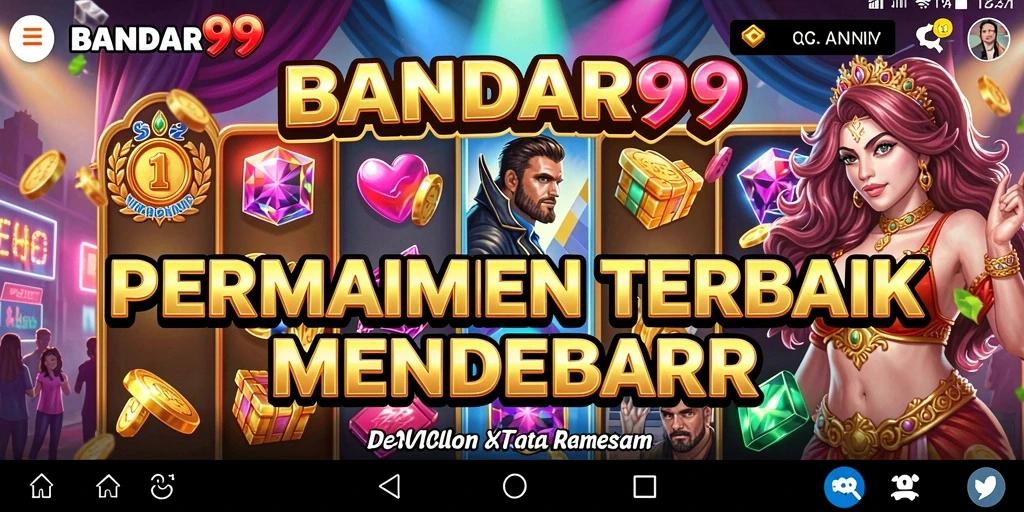 Tampilan menarik dari gameplay Slot yang mendebarkan di BANDAR99.