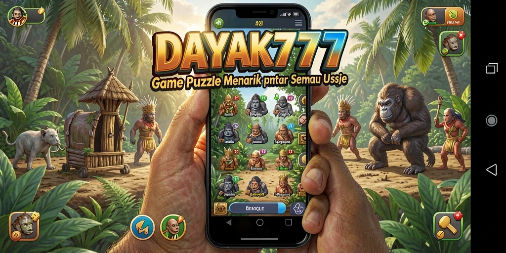 Tampilan gameplay DAYAK777 dengan teka-teki yang menarik.