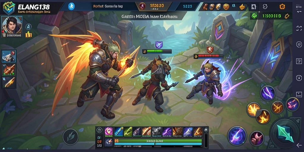 Menampilkan gameplay seru dan aksi intens di ELANG138.