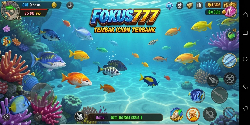 Tampilan gameplay FOKUS777 yang seru dan menarik.