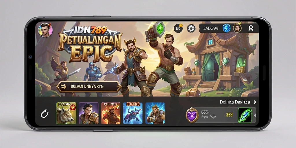 Tampilan gameplay IDN789 yang memukau dalam dunia RPG.