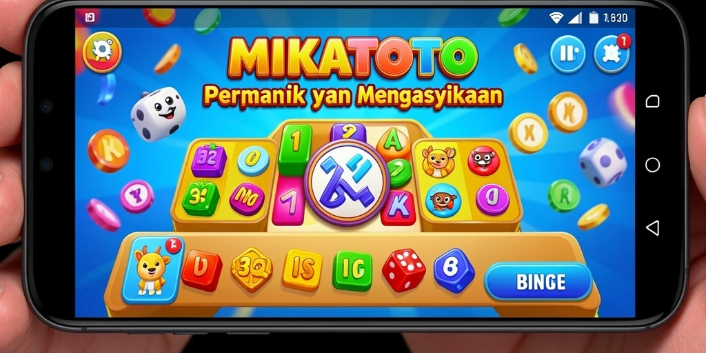 Tampilan gameplay MIKATOTO yang seru dan menarik.
