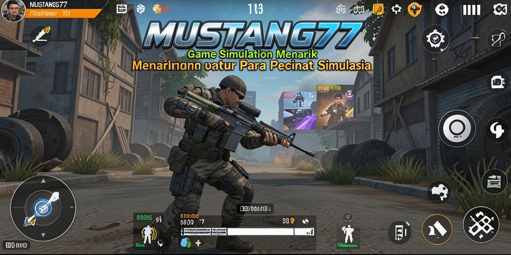 Screenshot gameplay MUSTANG77 menampilkan momen mendebarkan dalam simulasi.