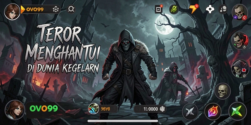 Gameplay OVO99 dengan suasana Horror yang mencekam.