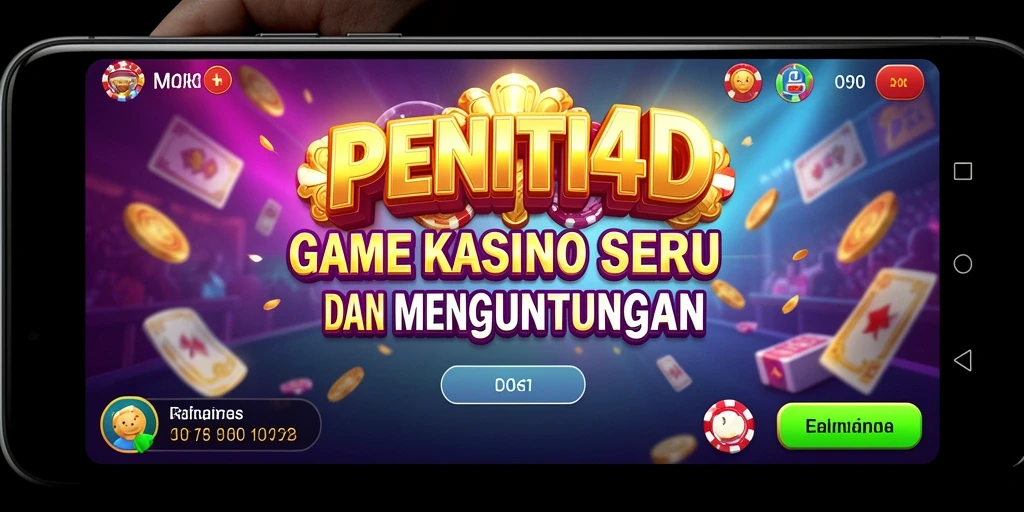 Tampilan gameplay seru di PENITI4D dengan berbagai pilihan permainan Kasino.