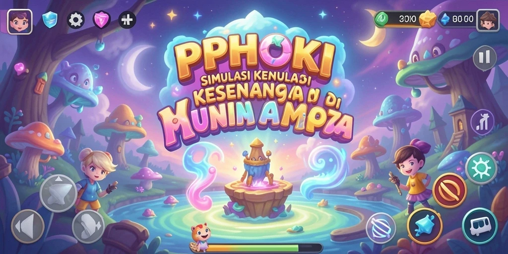 Tampilan gameplay PPHOKI dengan elemen simulasi yang menarik.