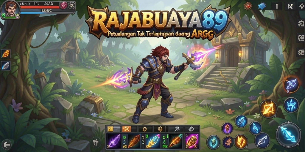 Tampilan mendebarkan dari gameplay ARPG RAJABUAYA89.