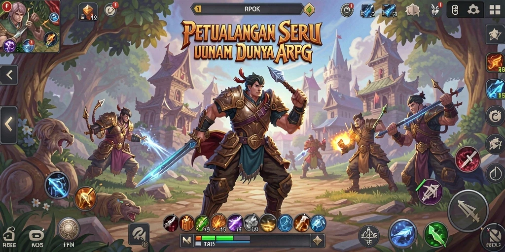 Tampilan gameplay RPOK yang mengasyikkan dan penuh aksi.