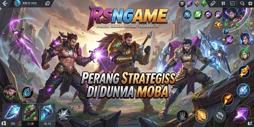 Tangkapan layar gameplay RSNGAME yang menampilkan aksi pertempuran seru.