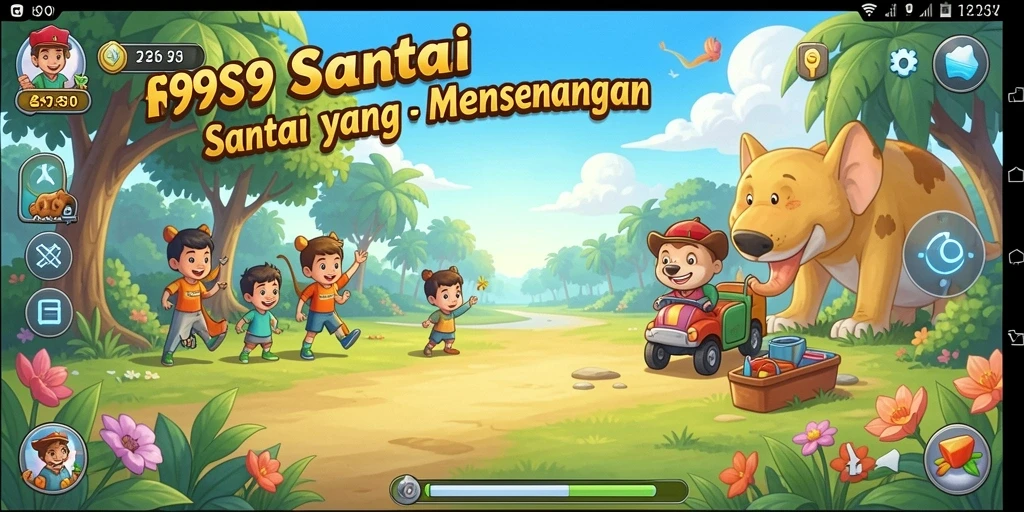 Screenshot utama menampilkan aksi gameplay S9S9 yang seru dan menyenangkan.