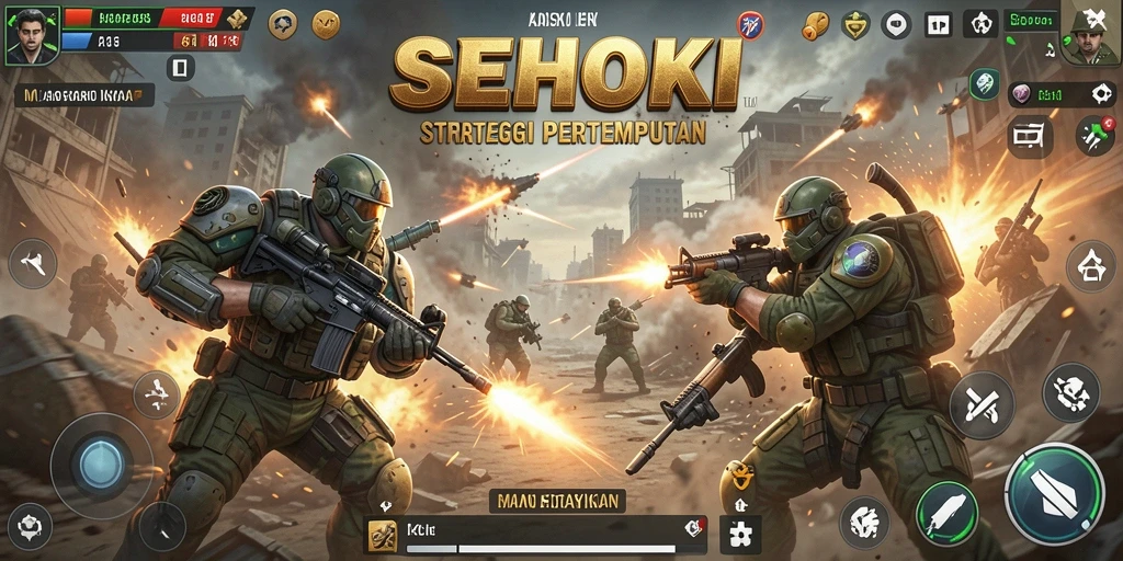 Tampilan memukau dari gameplay SEHOKI dengan strategi pertempuran yang mendebarkan.