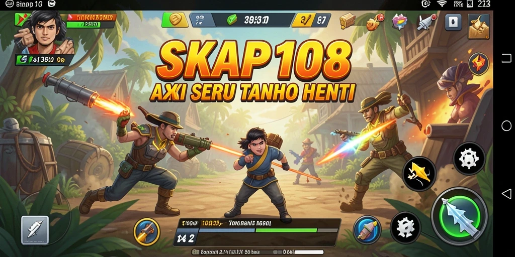 Tampilan seru dari gameplay SIAP108 dengan aksi dinamis.