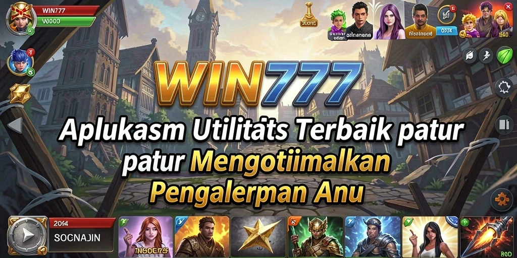 Tampilan aplikasi WIN777 yang sederhana dan fungsional.